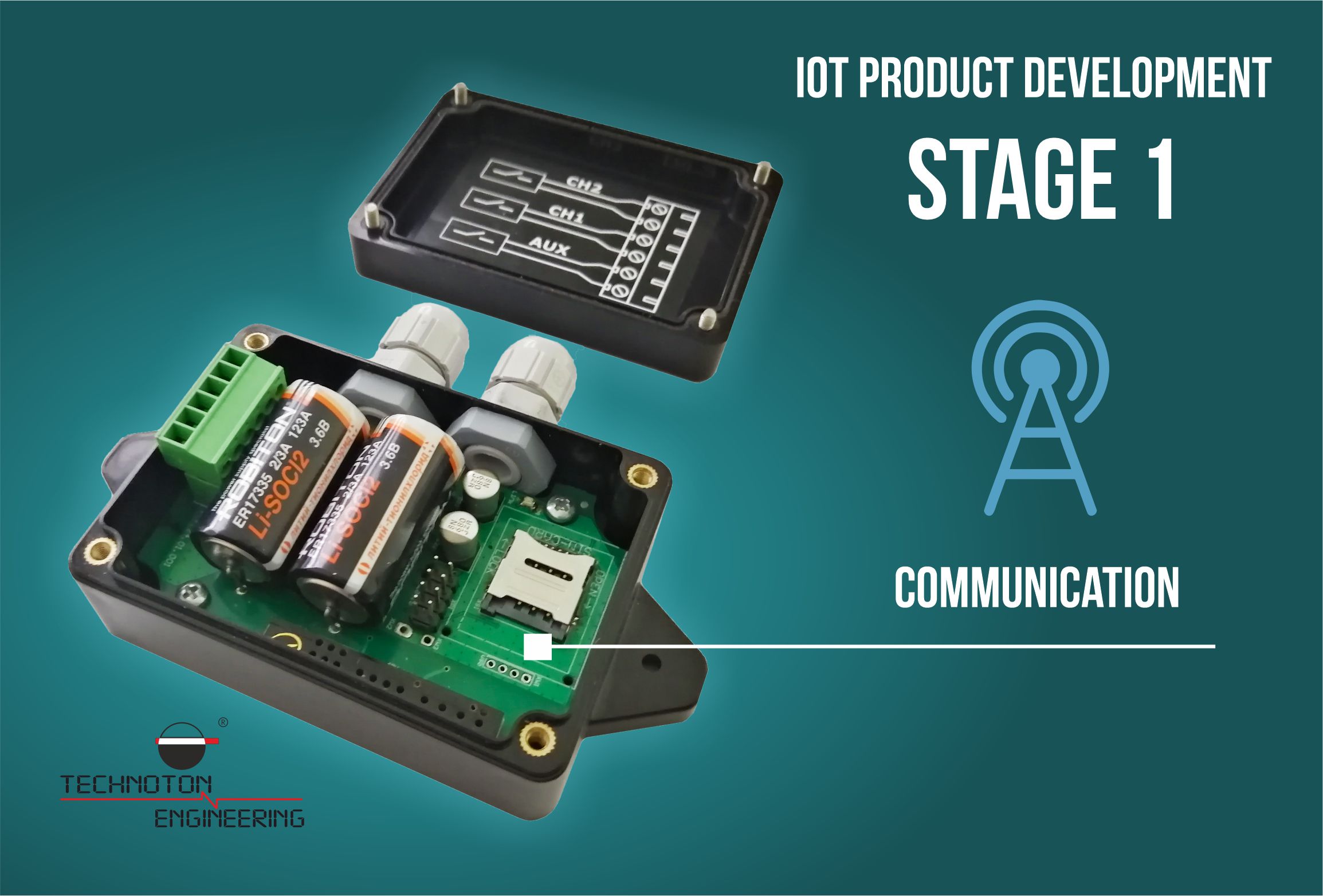 Communication stage for IoT product development